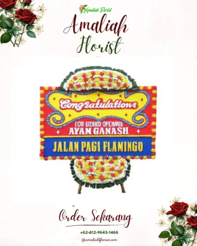 Bunga Papan Congratulation di Kambu